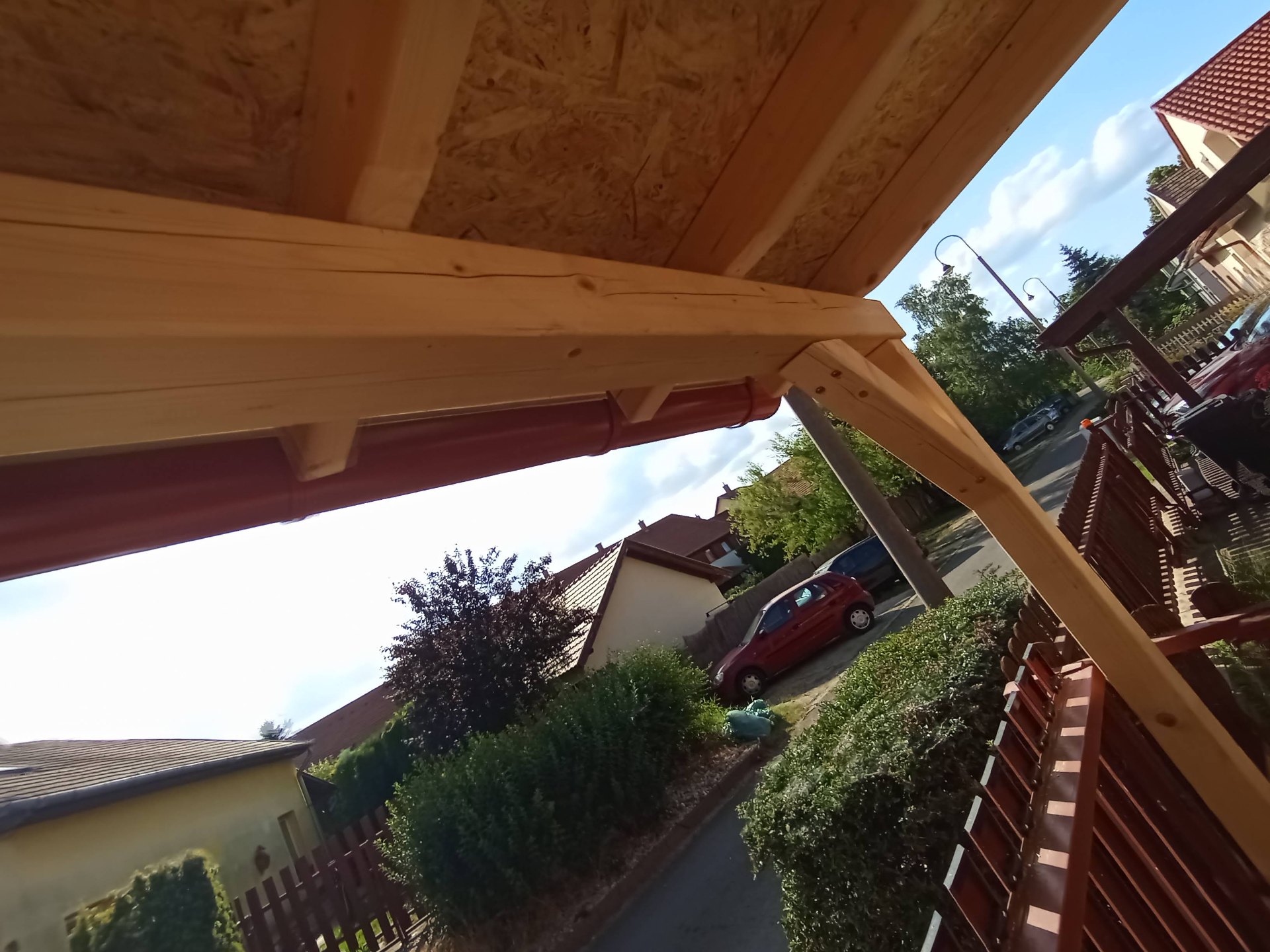 Faszerkezetes pergola